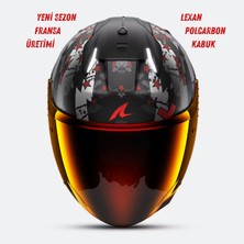 Shark Skwal I3 Jet Hellcat Stop Lambalı ve Sis Farlı Açık Kask (Dar Kalıp)