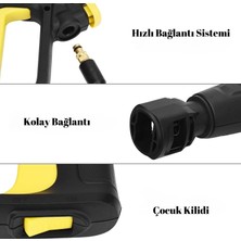 Karcher K Serisi Basınçlı Yıkama Makinesi Püskürtme Tabancası ve Ucu K2 K3 K4 K5 K6 K7 Uyumlu