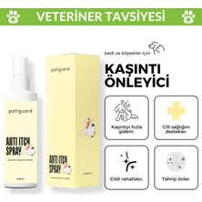 Patiguard Kaşınma Önleyici Sprey 250ML Kedi Köpek Tahriş Cilt Rahatlatıcı Pet Tüy Bakım ve Sağlığı