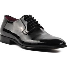 Pierre Loti Ayakmod Siyah Rugan Deri Erkek Klasik Ayakkabı