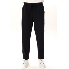 Morven  Erkek Lacivert Slim Fit  Lastikli Jogger Pantolon
