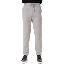Morven  Erkek Gri Slim Fit  Lastikli Jogger Pantolon