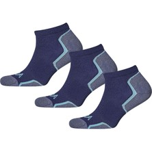 North Ice Fonksiyonel Patik Çorap 3'lü Paket Lacivert 40-44