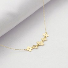 İryum 14K Altın Çiçek Bahçesi Kolye  4N37016