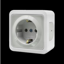 NE-AD Multima S/ü Toprakli Pri̇z - Beyaz 92-51-08