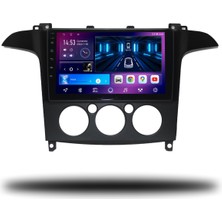 Carplayer Ford S-Max 2006-2014 Manuel Klima Uyumlu Android Multimedya 6gb Ram 128GB Hafıza