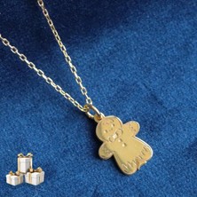 Necati Gün Yılbaşı Kurabiye Mini Gümüş Kolye