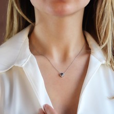 Necati Gün Mistik Topaz Taşlı Mini Sevgili Gümüş Kolye