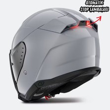 Shark Skwal I3 Jet Dark Shadow (Ece 22.06) Ledli Açık Kask (Dar Kalıp)