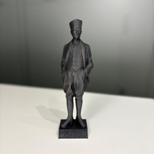 Mustafa Kemal Atatürk Heykeli, Hediyelik Ev Dekorasyonu, Ofis Dekor Büst Biblo, 22  cm   Boyunda