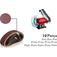 Venoa Einhell Tc-Us 350 Uyumlu Bant Zımpara Kağıdı (50x686) 12 Parça
