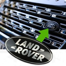 Ön Panjur Logosu Siyah Land Rover