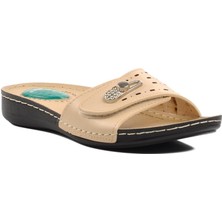 Bento Ayakmod Bej Kadın Terlik