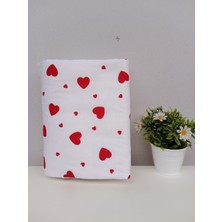 Asev Home Ipli Ayarlanabilir Isıya Dayanıklı Keçeli Büyük Boy Ütü Masası Kılıfı Örtüsü Bezi 55X140CM Love