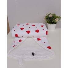 Asev Home Ipli Ayarlanabilir Isıya Dayanıklı Keçeli Büyük Boy Ütü Masası Kılıfı Örtüsü Bezi 55X140CM Love