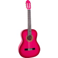 Valencia VC101TPKS Klasik Gitar 1/4 Pembe