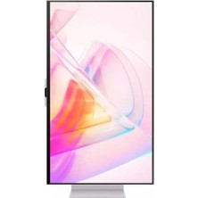 Samsung Mükemmel Kalite 5K(5120 x 2880)PIXEL Çözünürlük, Kameralı Akıllı Monitör 27"inç 68 cm Ekran (Mini-Dp) Premium Slim Tasarım-Bluetooth ,akıllı Tv Uyguları Tv-Monitör Logitech Bluetooth Klavye