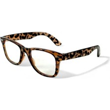 Unisex Wayfarer Leopar Mavi Işık Korumalı Gözlük