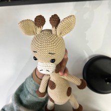 Amigurumi Elişi Örgü Zürafa Oyuncak