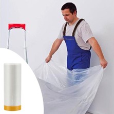 Robinanka®  Boya Badana Eşya Koruma Hışır Örtüsü 180CM x 15 mt Yapışkanlı Hışır Örtü