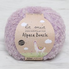 La Mia Alpaca Boucle 50 gr Lila El Örgü Ipi - L346 - 34391