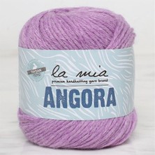 La Mia Angora 50GR Mor El Örgü Ipi - L127 - 33801