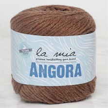 La Mia Angora 50GR Kahverengi El Örgü Ipi - L133 - 33808