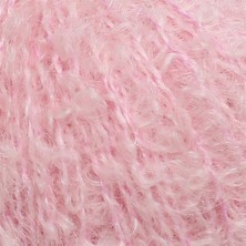 La Mia Alpaca Boucle 50 gr Pembe El Örgü Ipi - L332 - 34387