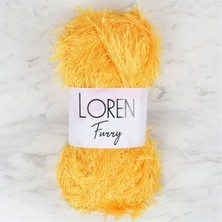 Loren Furry Hardal Sarısı El Örgü İpi - RF075 - 34063