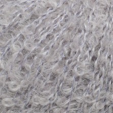 La Mia Alpaca Boucle 50 gr Gri El Örgü Ipi - L302 - 34385