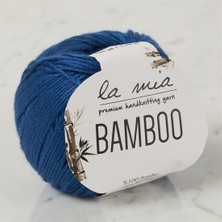 La Mia Bamboo Lacivert El Örgü Ipi - L196 - 33856