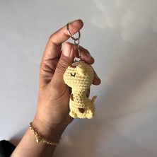 Marifetli Tığım Zürafa Örgü Anahtarlık / Amigurumi