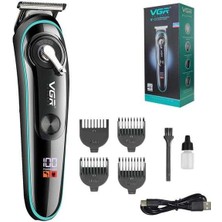 Vgr V-075 Saç Sakal Tıraş Makinesi Şarjlı LCD Ekran Professional