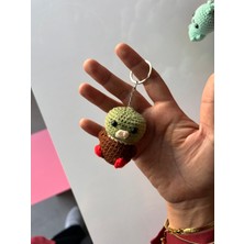 Marifetli Tığım Amigurumi Ördek Örgü Anahtarlık / arkadaş anahtarlığı / kişiye özel hediye