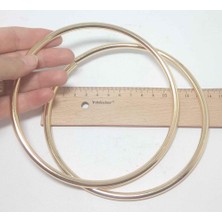 Çanta Aksesuar 13 cm Light Gold Yuvarlak Metal Çanta Sapı