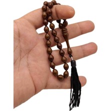 Han Ticarethane Kahverengi Beyzi Kesim Ip Püsküllü Toz Kehribar Tesbih