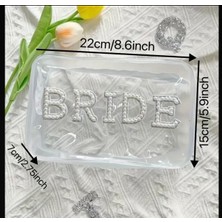 Didosh Party House Inci Bride Yazılı Makyaj Çantası