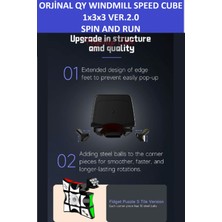 Qy Orıgınal 1X3X3 Stress Çarkı ve Profesyonel Magıc Speed Cube ( S Tıle)-Profesyonel Zeka Sabır Küpü