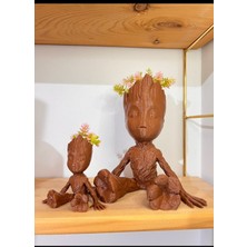 Ikili Baby Groot Biblo Saksı