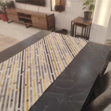 Bezhane Çizgili Desen Runner 49  x  165CM