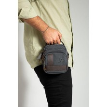 Erkek Postacı Çanta Elde Tutma Omuz Çantası 18*12 cm Çapraz Askılı Çanta Mega Çanta Kanvas Kumaş