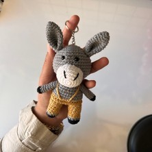 Marifetli Tığım Amigurumi Örgü Eşek Anahtarlık