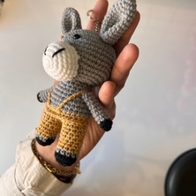 Marifetli Tığım Amigurumi Örgü Eşek Anahtarlık