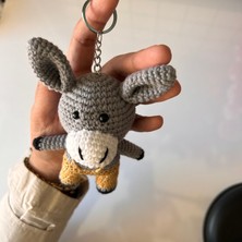 Marifetli Tığım Amigurumi Örgü Eşek Anahtarlık