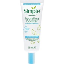 Simple Water Boost Kuru/Nemsiz Ciltler Için Bitki Özü ve Mineraller Içeren Nem Hapsedici Krem 25 ml