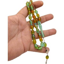 Han Ticarethane Özel Renk Beyzi Kesim Toz Kehribar Tesbih