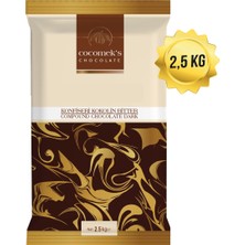 Cocomeks Bitter Konfiseri Çikolata Kokolin 2.5 KG