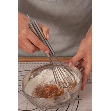 Çelik Lüx 2'li Çırpıcı Set Pratik Manuel Çelik Çırpıcı Paslanmaz