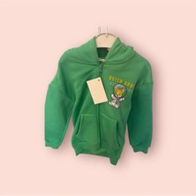 Fermuarlı Kapüşonlu Çocuk Sweatshirt