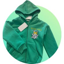 Fermuarlı Kapüşonlu Çocuk Sweatshirt
